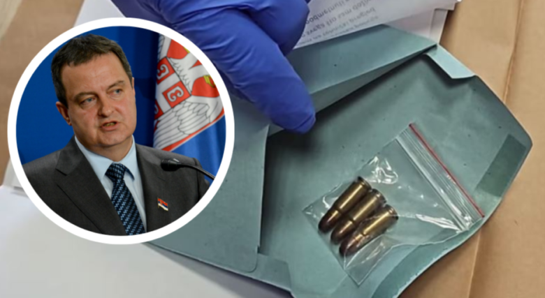 Në zyrën e Ivica Daçiqit mbërrin një zarf me tre plumba